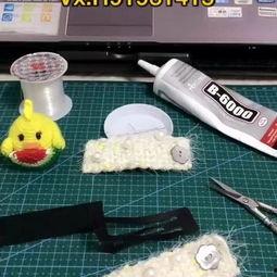 成人手工毛线发夹视频,跟随视频教程制作时尚毛线发夹